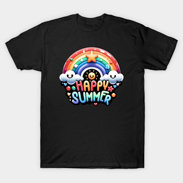 Happy Summer T-Shirt by SunriseD